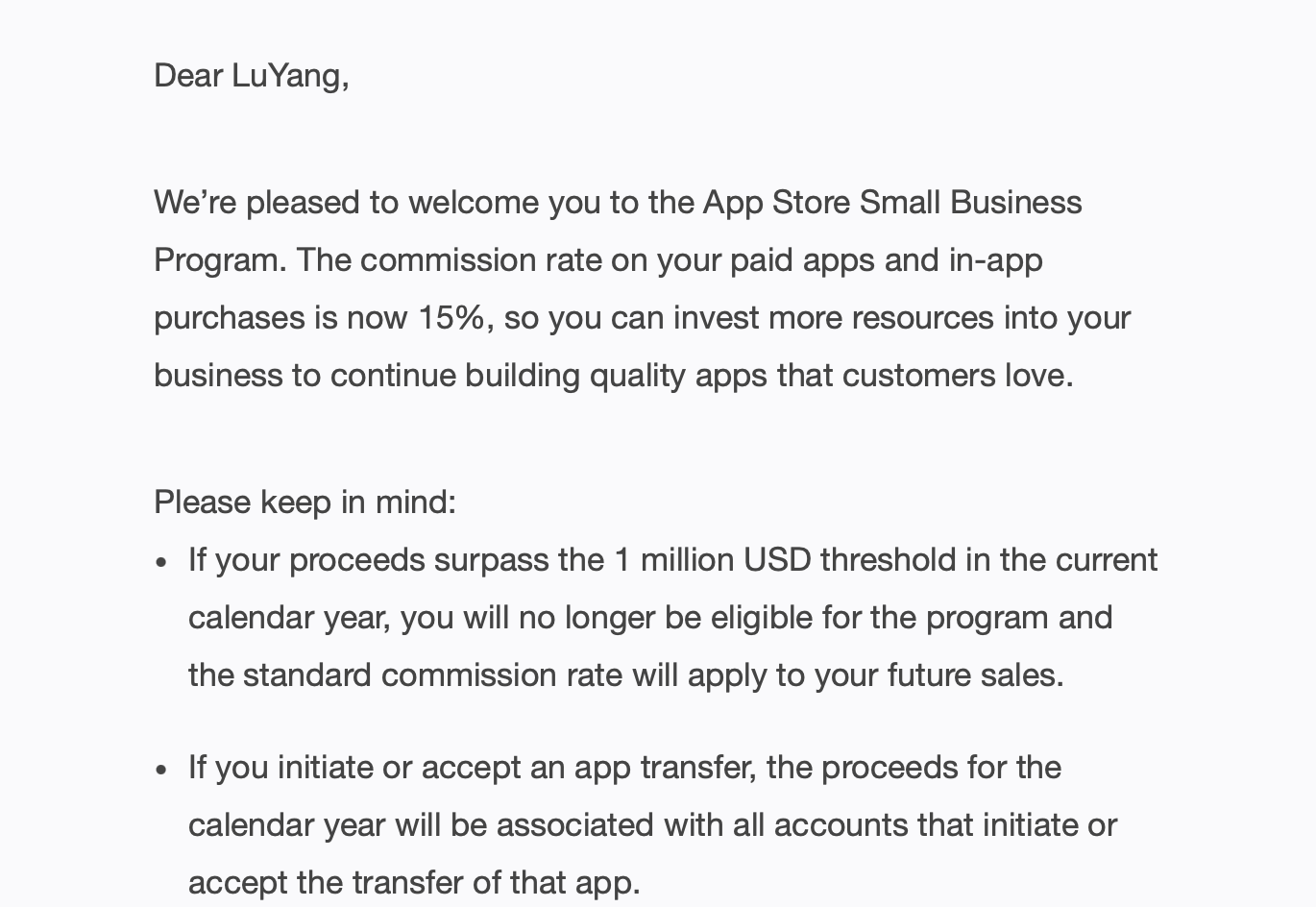 Small Business Program